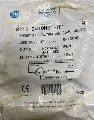 Used ALLEN-BRADLEY 871Z-BW10N30-H2 Proximity Sensors Ohio US | Surplus Asset Holdings #1206147