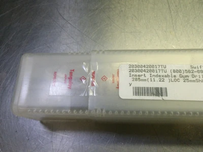 Tungaloy 18mm Indexable Coolant Thru Drill 25mm Shank MCTR18.00XM25-15 (LOC3558B)