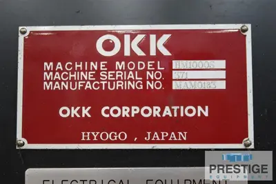 Used 2015 OKK HM1000S Horizontal Machining Centers New York US | Prestige Equipment #1407240