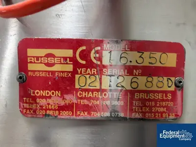 USED Russell 20" Russel Sieve, Model 16350