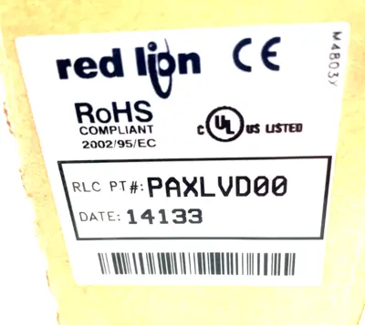 NEW RED LION PAXLVD00 PANEL METER
