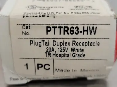 NEW PASS & SEYMOUR PTTR63-HW
