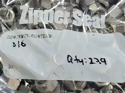 1/2" 316SS Hex Nut (Bag of 279)