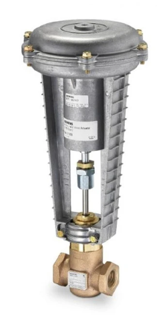Siemens 277-05991 Valve w/Actuator, 2W NC 3", 100Cv, Equal Percentage, Brass Trm [New]