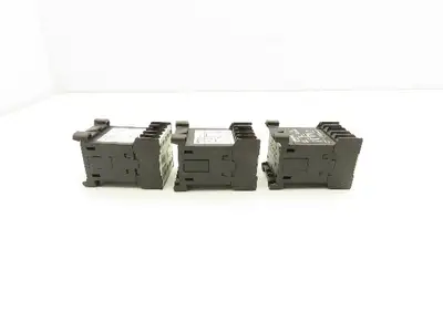 Siemens 3TF2810-0LB4 Contactor Sz 00 3-Pole 16A 1NO 600V 3PH 24VDC Coil Lot of 3