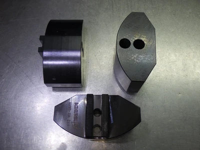 Schunk KMWB-SM 221 1.5mm x 60 Deg Full Grip Soft Steel Jaw Set 132705 (LOC2095A)