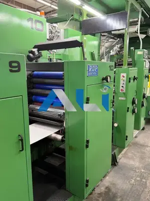 Used RDP RDP 260 10 Color Scratch Off Press 22” x 26 ½” web width Web-fed press California US | Asset Liquidity International #1251345