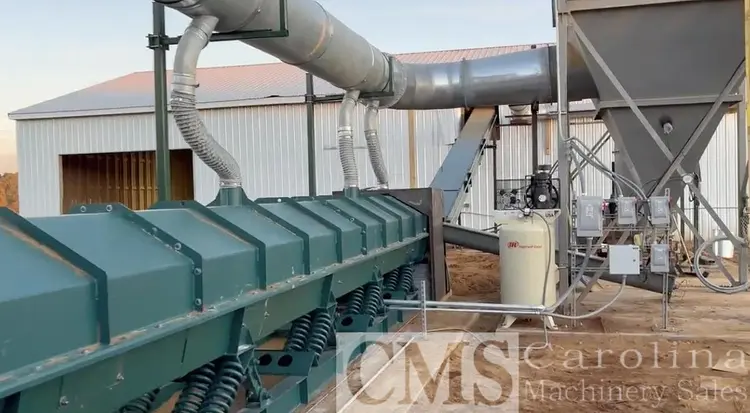 Used CUSTOM BUILT FLUID BED DRYER FOR SHAVINGS, SAWDUST & HEMP PRODUCTS Drum Dryers North Carolina US | CAROLINA MACHINERY SALES #925259