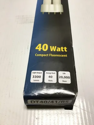 Eiko DT40/41/RS 40 Watt Compact Fluorescent Light 3300 Lumen