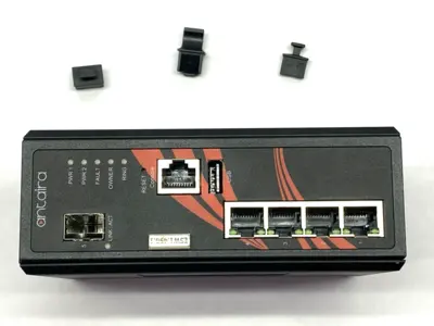 USED ANTAIRA GIGABIT LIGHT LAYER 3 MANAGED ETHERNET SWITCH 5-PORT