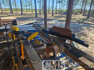 USED 2021 BAKER MODEL C SINGLE HEAD RESAW WITH CANT TURNAROUND