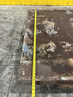 20,000 LBS (10 TON) x 120" x 60" STEEL WITH HARD TIRE TRANSFER CART CAR:  STOCK #23236