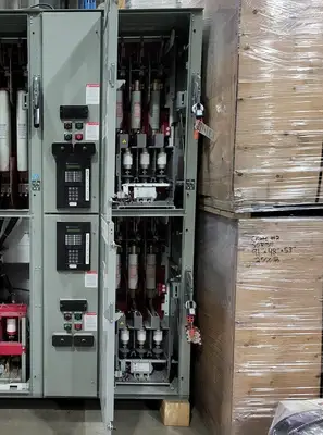 5kV/1200A Medium Voltage MCC Double Structure w/ Motor Protection Relays
