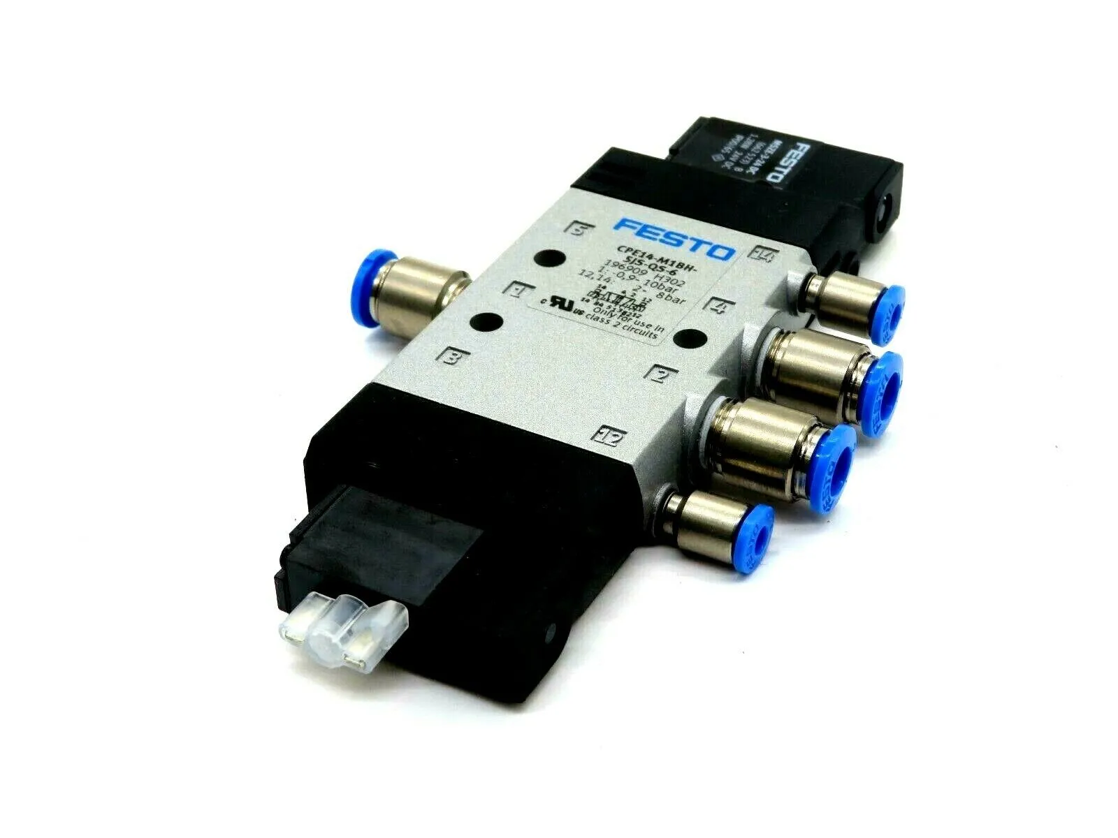 NEW FESTO CPE14-M1BH-5JS-QS-6 SOLENOID VALVE CPE14M1BH5JSQS6 196909