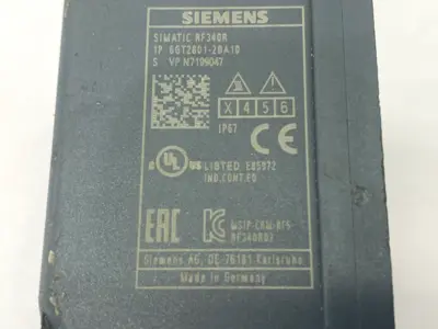 USED SIEMENS SIMATIC RF340R RF READER HEAD 75MM X 75MM DAMAGED