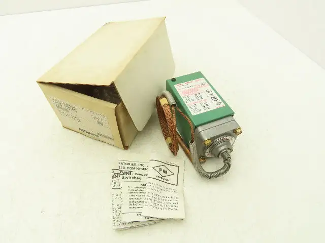Asco KF11A1/PA10A Temperature Switch Assy W/Sensor Limit Control 120/250VAC