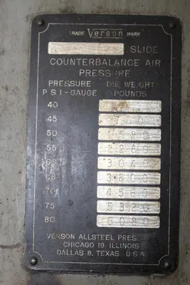 VERSON 150-C2-60T Straight Side Press | Levy Recovery Group (18)