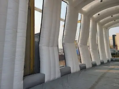 Portable Mobile Paint Booth - 55' x 23'-6" x 22'