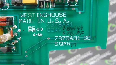 Westinghouse 7379A31G05 Ovation Analog Input Card 6QAW17 Sub. FF Used