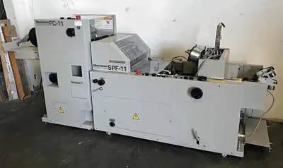 USED HORIZON STITCHER/FOLDER (SPF-11) & TRIMMER (FC-11) COLLATOR (MC-80)