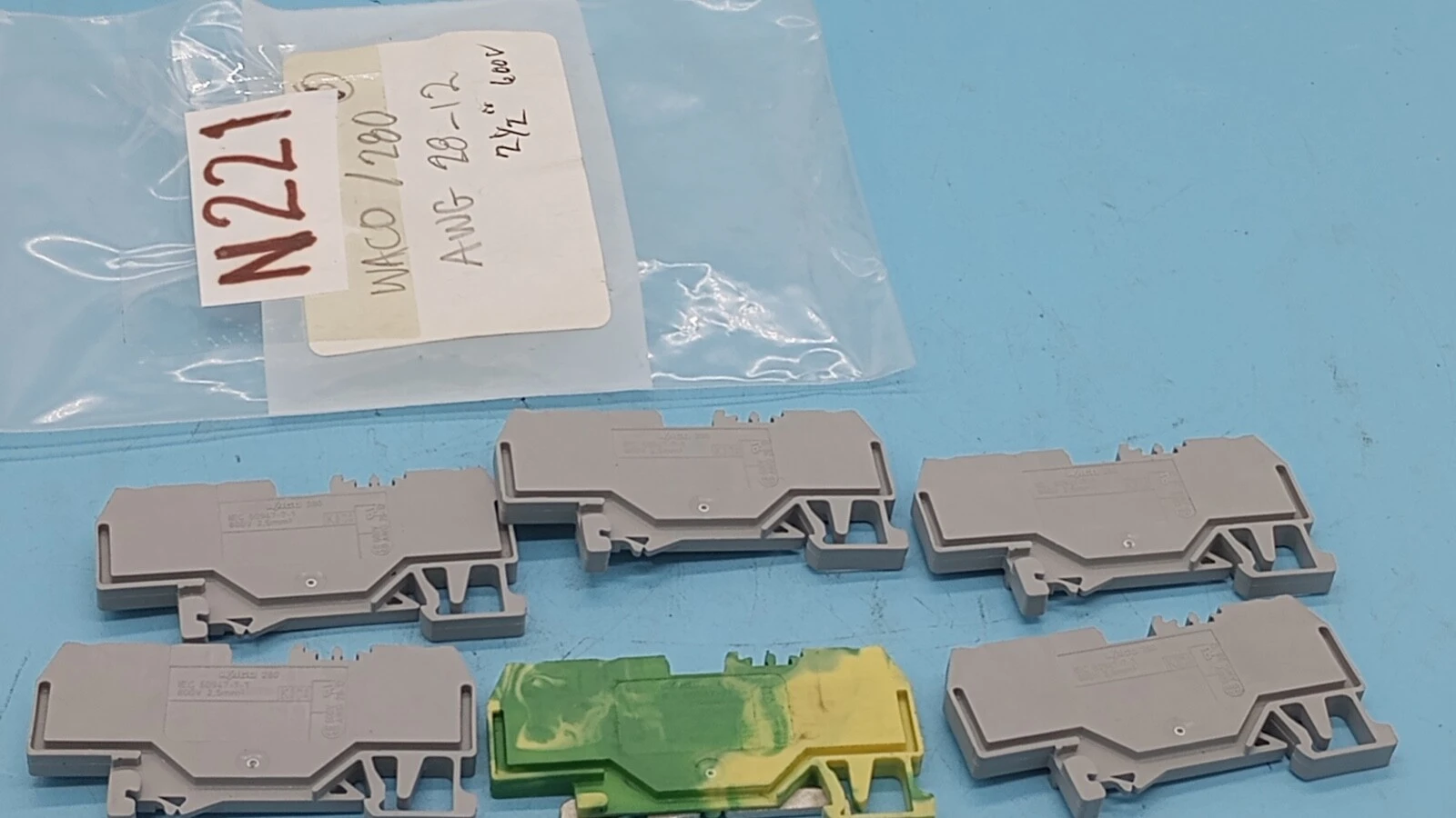 USED WAGO WAGO 280 TERMINAL BLOCKS