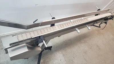 Sanitry Conveyor Pharma in Stainless Steel on legs # 7717
