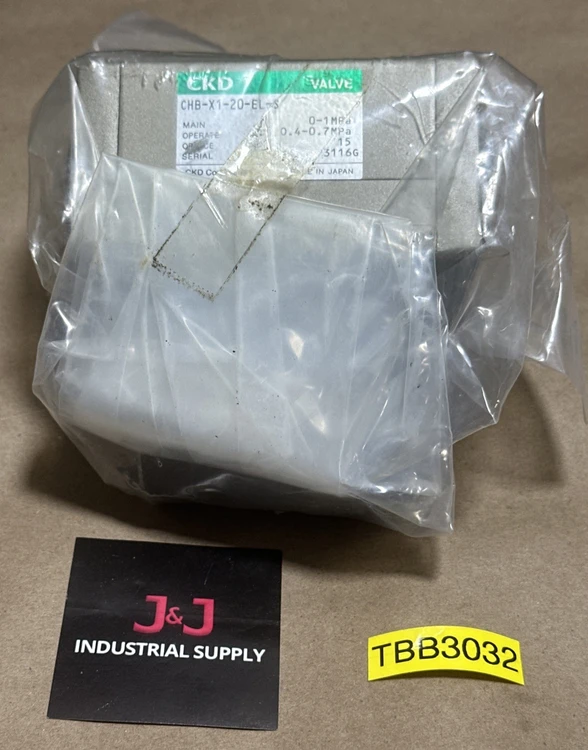 New | in-Stock CKD CHB-X1-20-EL-S Valves/Fittings Indiana US | J&J Industrial Supply #524466
