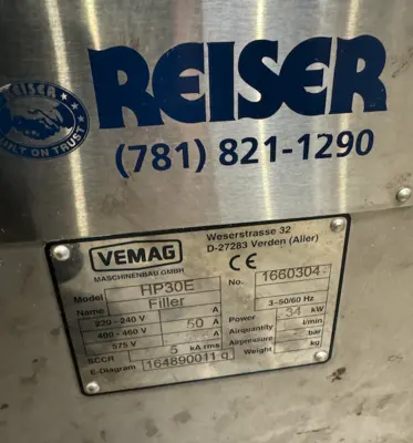 USED 2013 VEMAG HP 30E