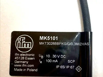 USED IFM T-SLOT CYLINDER SENSOR 10‑30V
