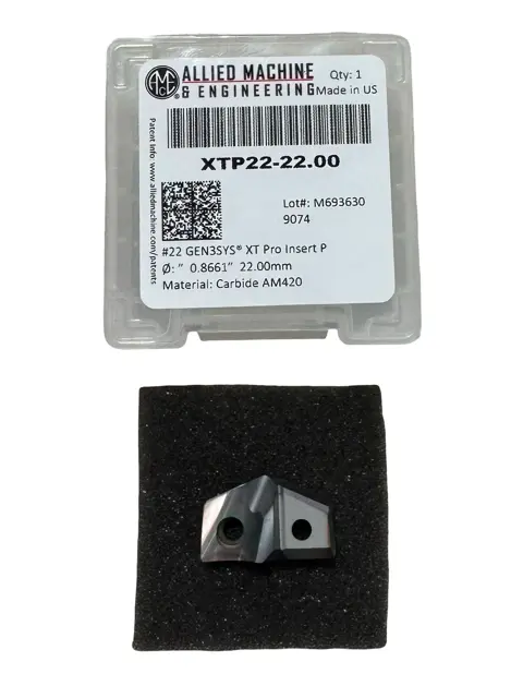 Allied Machine 22mm Carbide Drill Head GEN3SYS XT Pro Insert - AM420