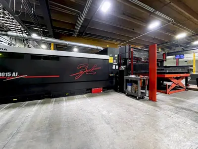 Used 2015 AMADA LCG-3015 AJ FIBER Laser Cutters Illinois US | Machine Factory Outlet #1264060