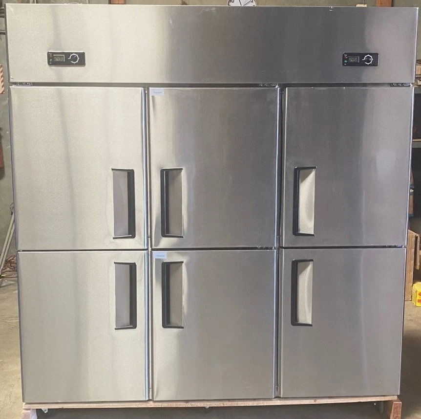 171-0175 6 Door Self Contained Reach In Cooler