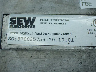 Used SEW EURODRIVE MQD32A/MM30D/Z38G0/AGB3 Variable Speed Drives Ohio US | HGR 24 #838788