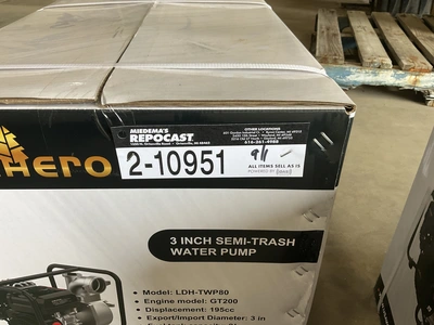 Used LANDHERO LDH-TWP80 3” SEMI-TRASH WATER PUMP Centrifugal Pumps Michigan US | Miedema Asset Management Group #1344981