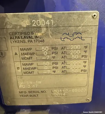 USED Alfa Laval 1H-SW-1W