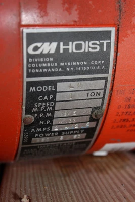 Cleveland Tramrail 1 Ton