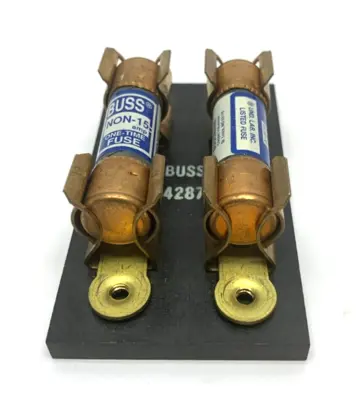 USED BUSSMANN FUSEBLOCK 2-POLE
