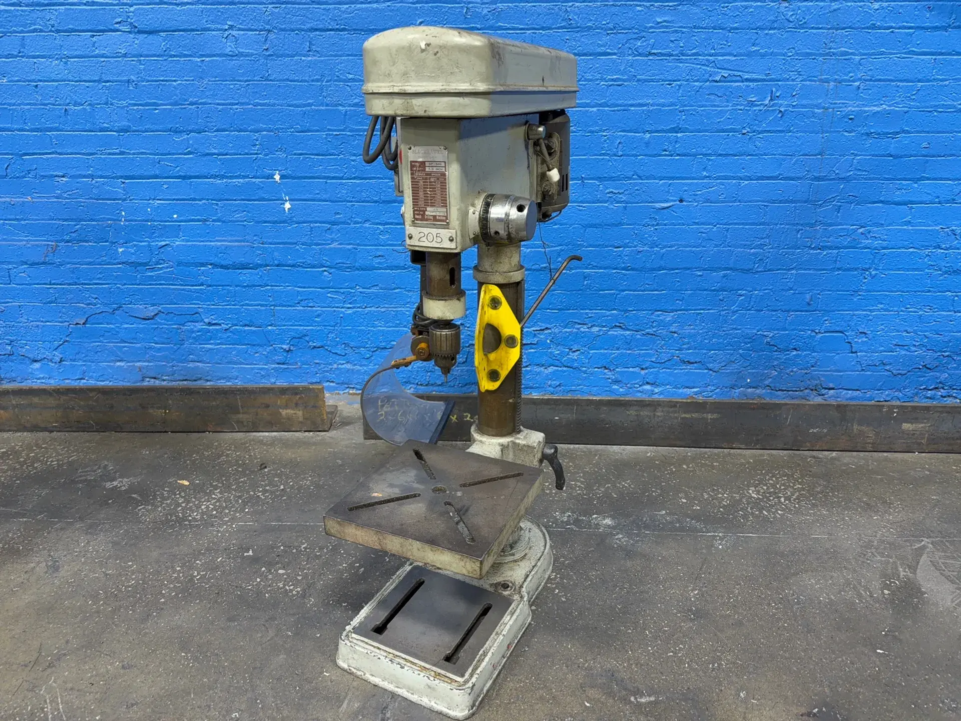 Used 1976 BLACKHAWKE DP589 Heavy Duty & Sensitive Single Spindle Drills Ohio US | HGR 24 #1150489