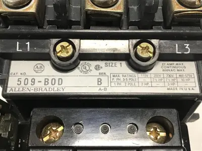 USED ALLEN BRADLEY 509-BOD SER B W42
