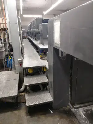 Heidelberg SM 102 6-P-L Six color plus aq. coater