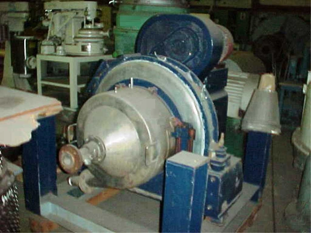 Robatel EC-03 continuous screening centrifuge, 316L SS.