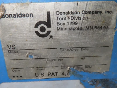 Used DONALDSON TORIT VS-1500 Dust Collectors Minnesota US | Machinesused.com #1513277
