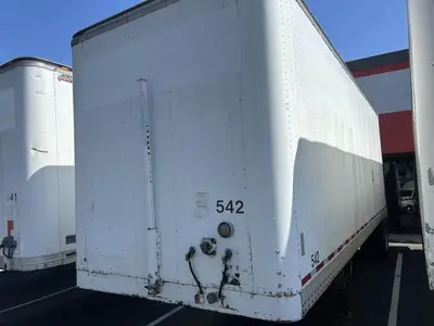 1996 Strick 28 ft Dry Van Trailer - Roll up Door, Liftgate