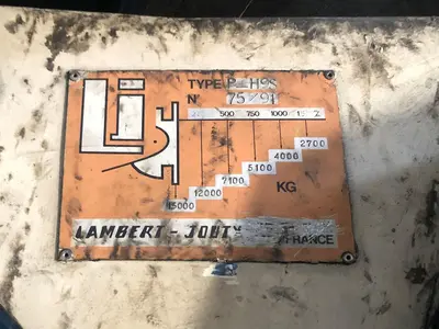 USED LAMBERT-JOUTY PH9S 15 TON