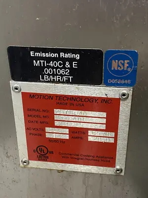 USED AUTOFRY MTI-40E