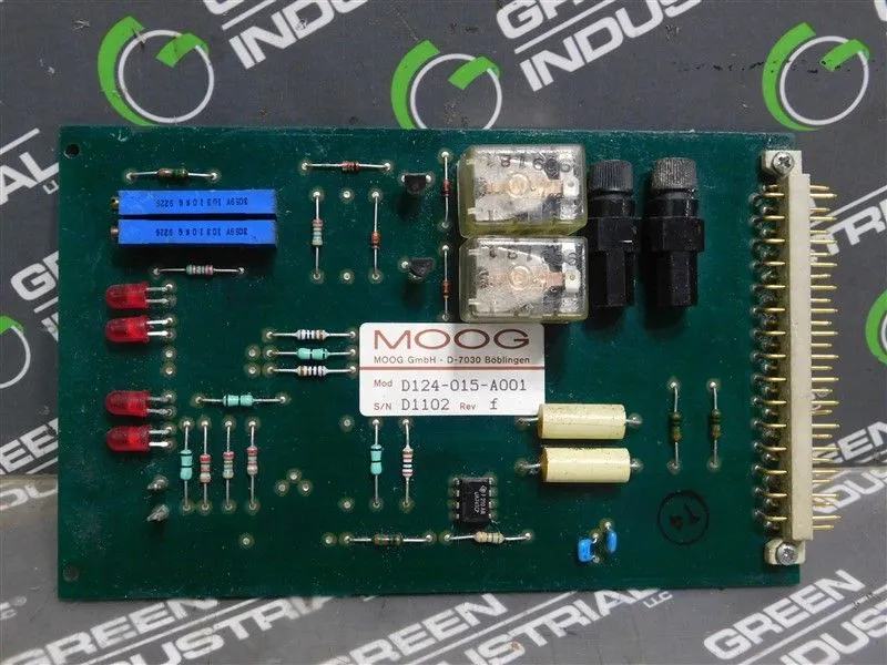 MOOG D124-015-A001 P25 Universal Parison Programmer Encoder Board Rev. f Used
