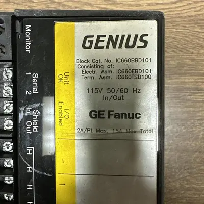 USED GE FANUC IC660BBD101