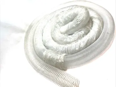 Vacuum Ducting 3" | Clear Hose Flexible 22' FT - New Other