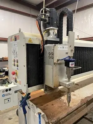 6' X 12" AKS MODEL WKX3S-612 WATERJET WITH 60,000 PSI