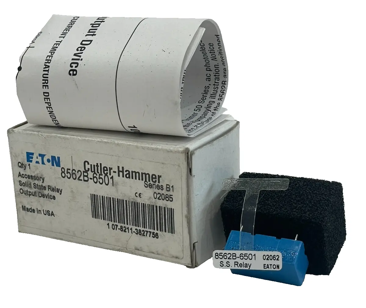 NEW EATON CUTLER-HAMMER 8562B-6501 SOLID STATE RELAY OUPUT DEVICE 8562B6501